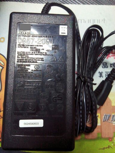 0957-2094 32V 940mA and 16V 625mA 0957-2178 3-Prong AC Power Adapter Charger for HP Printer