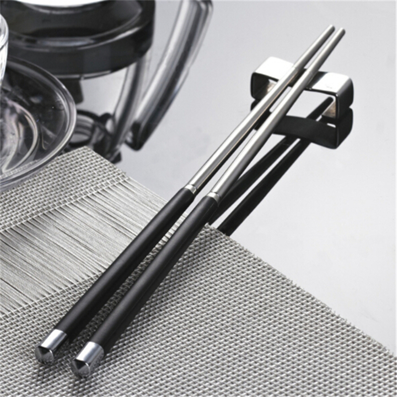 palillos chinos Rest Chopsticks Holder Spoon Stand Rack Pillow Shape Frame Art Craft Kitchen Tools Accessories