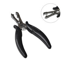 Professional Stainless Steel Hair Extension Pliers Tip Hair Plier Hair Extension Tools Pink Rebond Remover