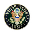 Military Lapel Insignia Pin with Gold Plated