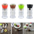 Salt And Pepper Mills Transparent Gravity Salt And Pepper Grinder Spice Molinillo Pimienta Pepper Mill Tool Kitchen Accessories