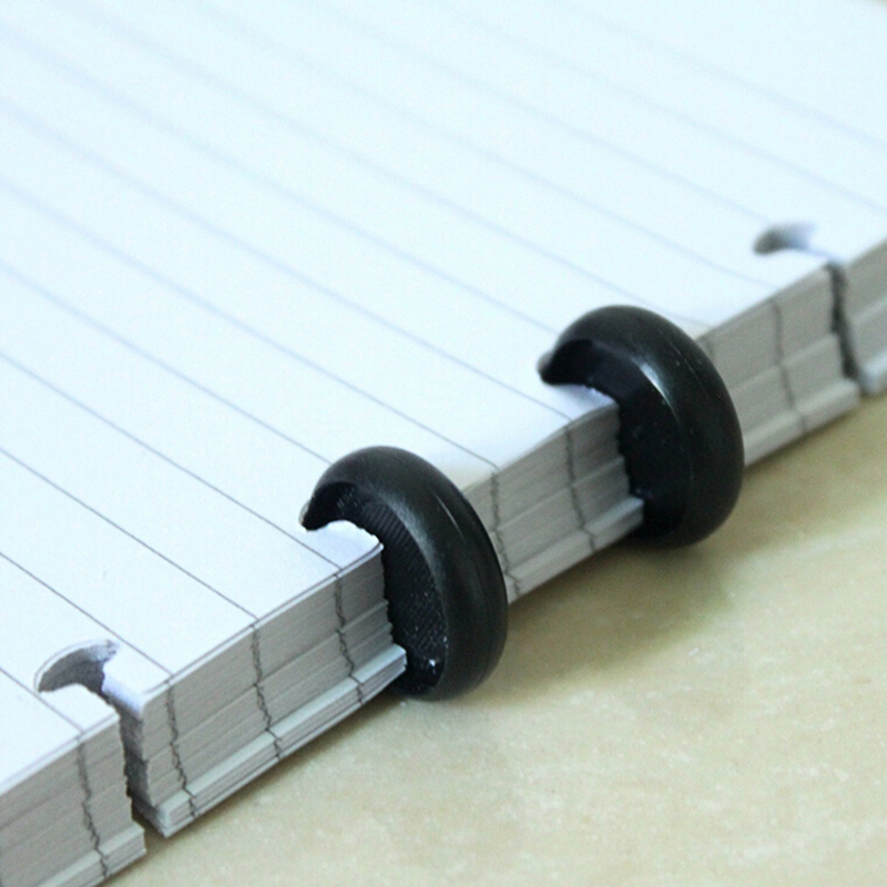 10Pcs/Pack T Mushroom Hole Disc-binding Loose Book Binding Ring Disc Arc Binding Notebook Arc Binding Notebook Office Supplies