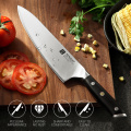 XINZUO 3 PCS Kitchen Knives Sets High Quality DIN 1.4116 Stainless Steel Pro Chef Santoku Cleaver Utility Knife Ebony Handle