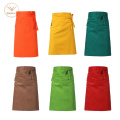 New Kitchen Cooking Aprons Work Dining Half-length Waist Unisex Apron Catering Chefs Hotel Waiters Uniform Essential Supplies