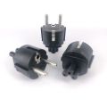 EU CEE7 Power Cable plug adapter EU PLug to IEC320 C5 Leaf adapter plug for laptop charger,to desktop adapter
