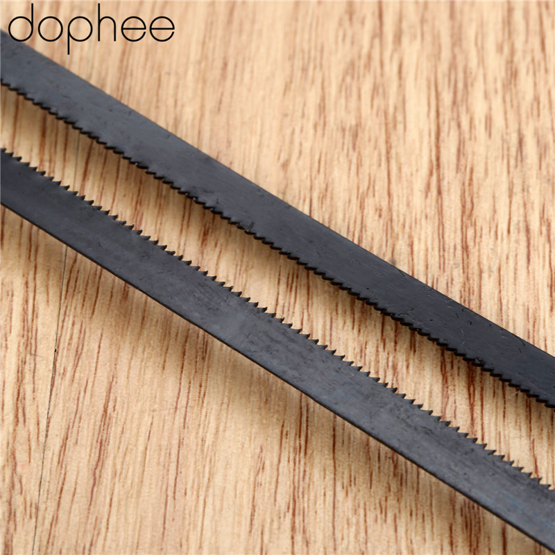 dophee 150mm 6-inch Mini Serra Hacksaw Blade Stainless Steel Hand Saw Blade Sierra Frame Gereedschap Houtbewerking Testere 10pcs