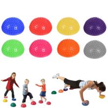 Hedgehog Sensory Inflatable Half Sphere Yoga Balls Massage Exercises Trainer Balancing Ball Gym Sport Fitness