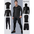 gym compression men's sportswear jogging tights tracksuit suits sportsman fitness sport suit running sports wear set man clothes