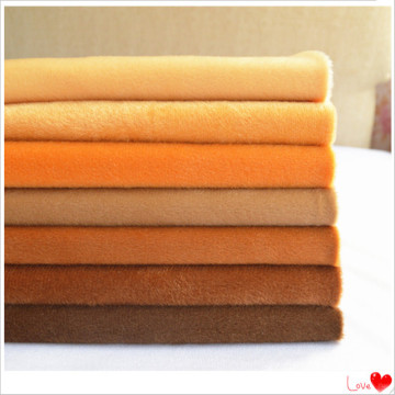 19*59inch Velvet Fabric Meter Brown Plush Fleece Handmade Cotton Patchwork Sewing Textiles Doll Felt Telas Peluche Costura