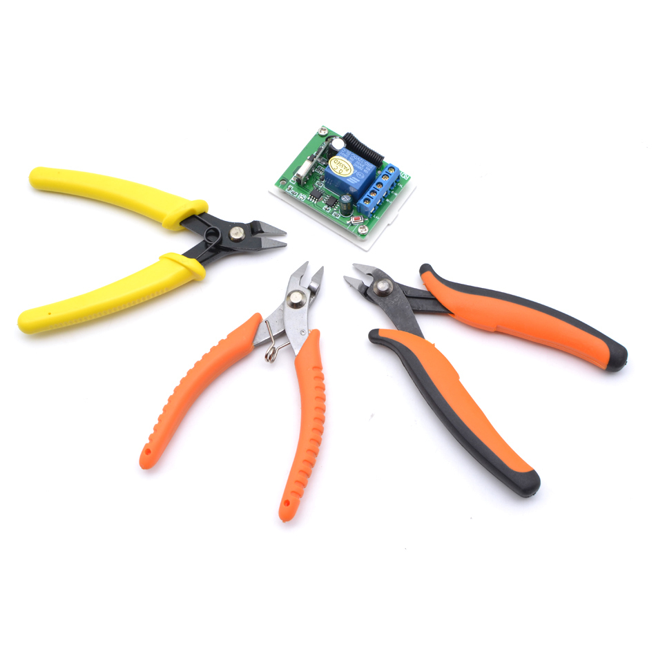 Mini Flush Side Cutter Precision Shear Wire Cable Snips Pliers Tool Diagonal Cutters HJ101 Scissors