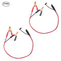 2PCS 60CM Battery Charger SAE to Alligator Clip Cable 2 Pin Wire Crocodile clamp Connector DC Cord SAE Quick Connect