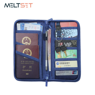 Portable Travel Passport Storage Bag Organizer Cash Credit Card ID Card Holder Case Multi Pocket Handbag Organizer Home Supplies