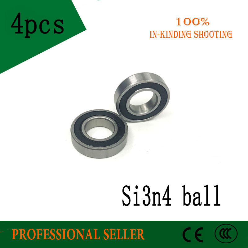 4PCS 15267 15268 17287 MR2437 6805n 163110 173110 RS 2RS hybrid ceramic bearing si3n4 ball bottom bracket repair parts bearing