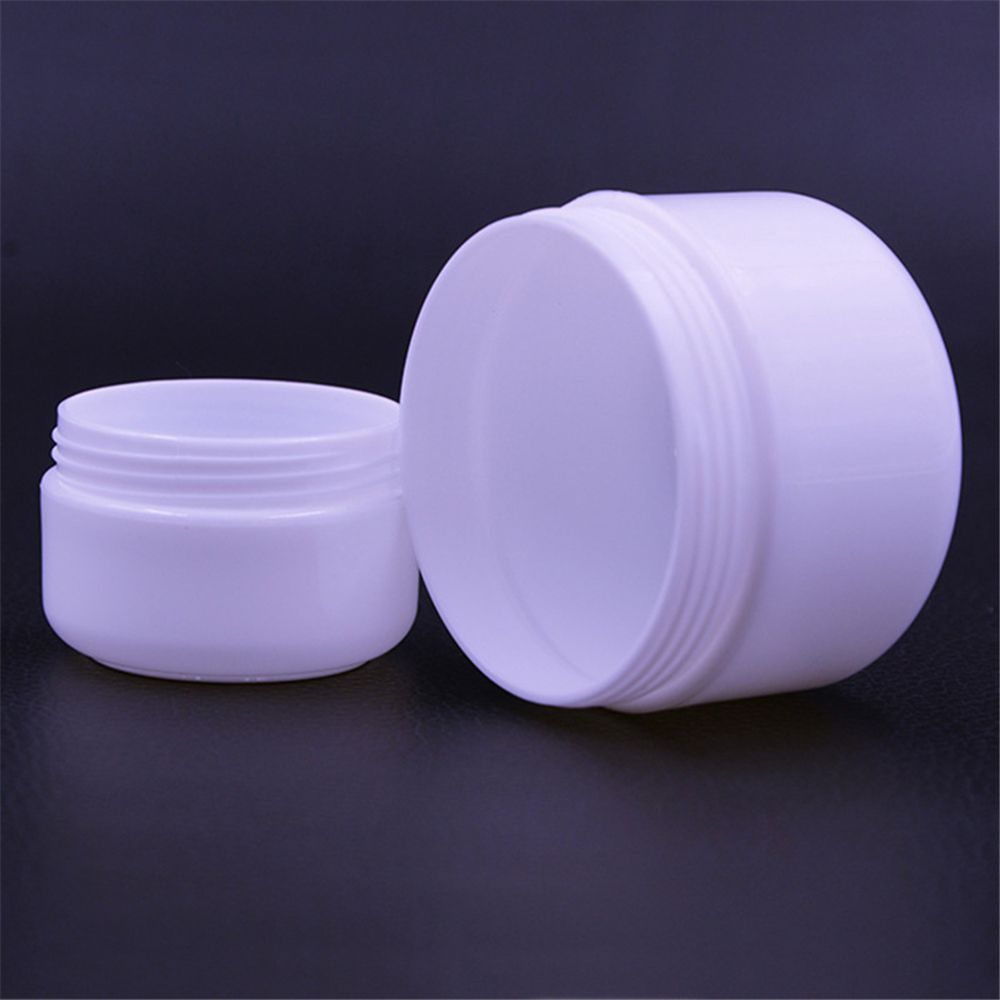 Refillable Bottles Travel Face Cream Lotion Cosmetic Container Plastic Empty Makeup Jar Pot 20/30/50/100/150/250g