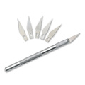 #11 Metal Scalpel Knife Tools Kit Non-Slip Blades Steel Engraving Knife Mobile Phone DIY Repair Hand Tools