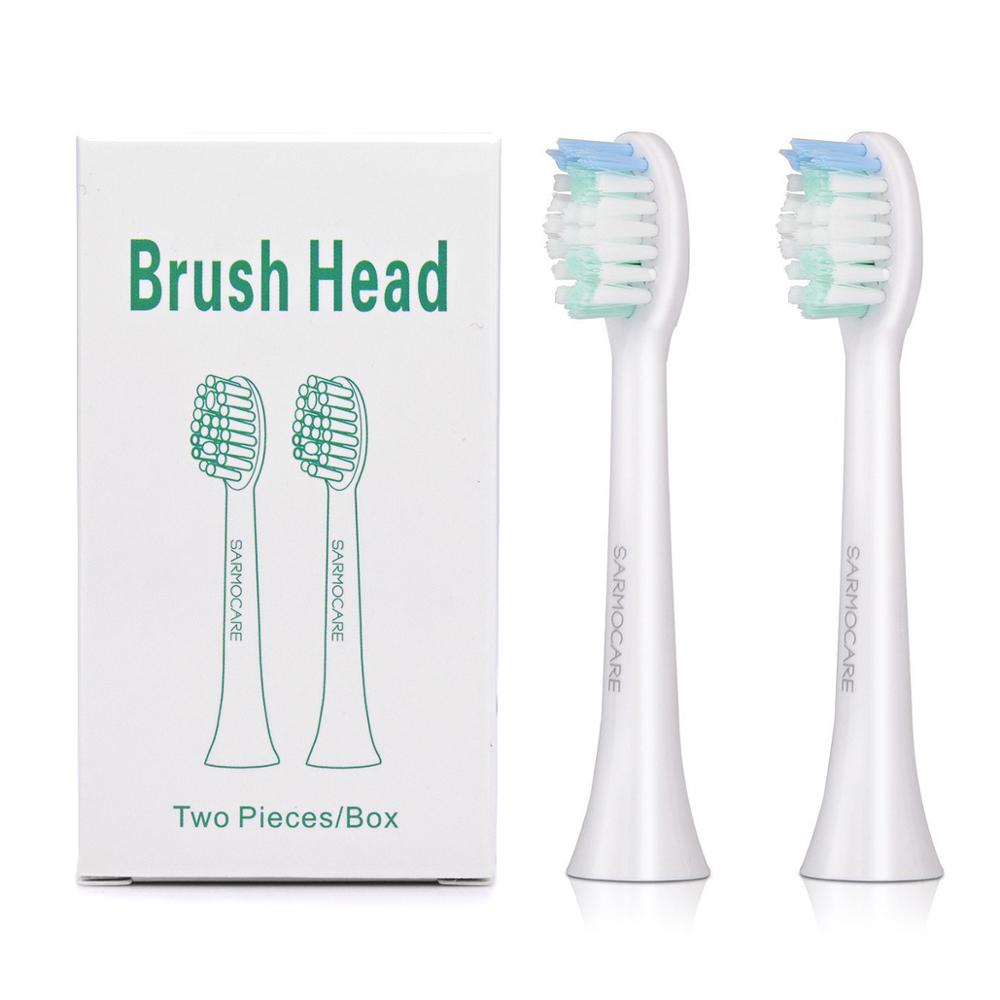 1pack/2pc Toothbrushes Head for Sarmocare S100/200 Ultrasonic Sonic Electric Toothbrush fit Digoo DG-YS11 Toothbrushes Head