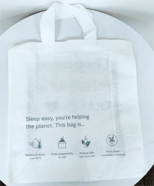Custom reusable biodegradable non-woven bag