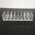 Desktop Storage Box Cosmetic Skin Care Products Acrylic Storage Rack Compartment Organizer Practical Adjustable Plastic Case