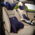 Volodymyr Car Pillow Lumbar Back Support Neck Pillow Car Seat Cushion 3D Memory Foam Warm Microfiber Auto Accessories Universal