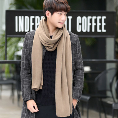 2019 NEW arrived men scarf knit spring Unisex Thick Warm winter scarves long size male cashmere warmer women's scarves