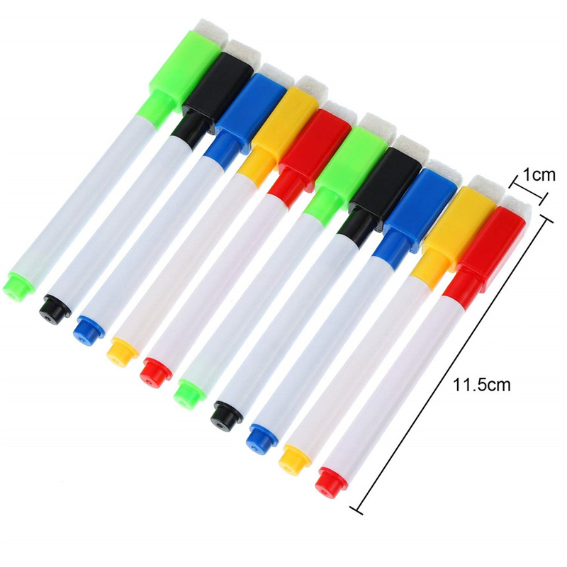 Magnetic Marker Pen Whiteboard Water Color Pens Dry Wipe Eraser White Board Water-based Pen School Office Watercolor Pen