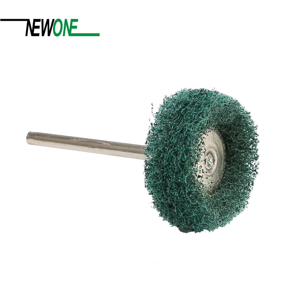 NEWONE 1/8" 3.2mm Shank Abrasive Wheel Buffing Polishing Metal Surface Wheels fits Rotary Tool Dremel Accessories