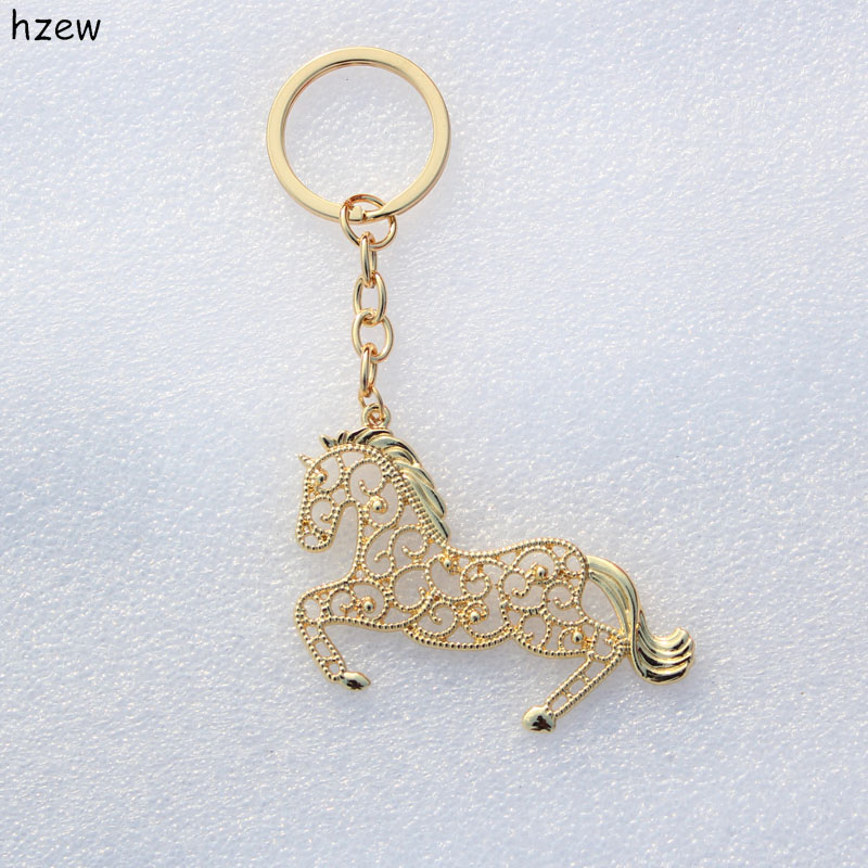 hzew run horse keychain big 7cm*4.5cm cute horse Horse key chains