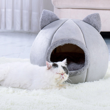 Foldable Pet Dog Cat House Kennel Winter Warm Nest Soft Sleeping Pad Animal Puppy Cave Sleeping Mat Nest Kennel Pets Supply