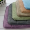 Slow Rebound Memory Foam Mats Waste-absorbing Slip-resistant Bath Mat Coral Fleece Mat Doormat Carpet High Quality