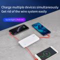 Cyboris 3-in-1 Multifunction True 10000mAH Power Bank LED Display External Battery Quick Charge for Samsung iPhone11 HUAWEI P30