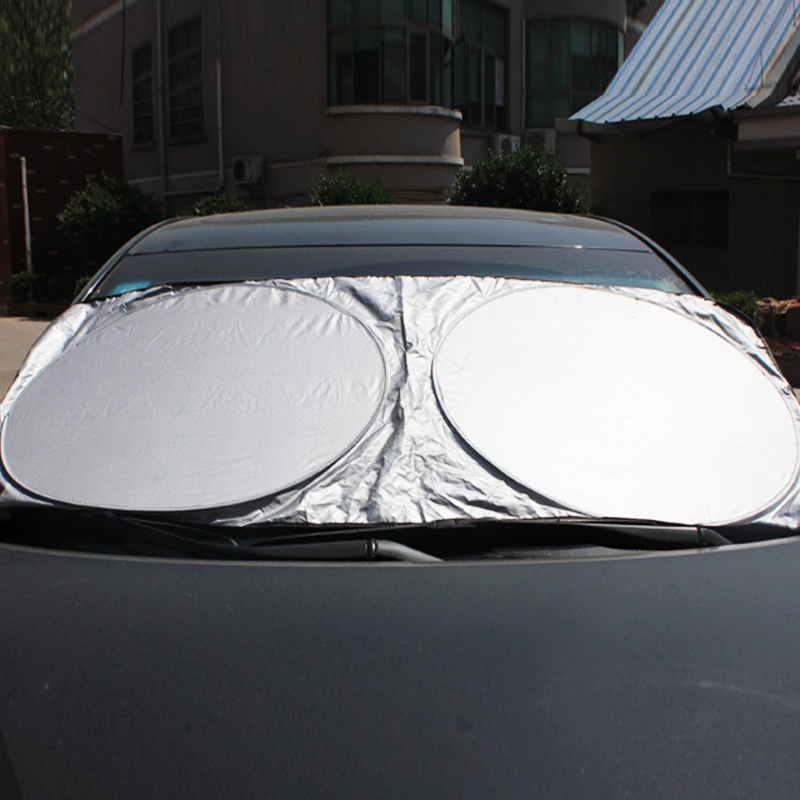 150 X 70cm Car Sunshade Sun Shade Front Rear Window Film Windshield Visor Cover UV Protect Reflector Car-styling High Quality