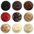 DIANQI Short synthetic hair extensions donut bun roll wig wigs are available in a variety of colors for women