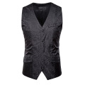 Men Suit Vest 2020 Brand New Paisley Wasitcoat Men Slim Fit Vest Waistcoat Business Wedding Mens Vest Chalecos Para Hombre XXL