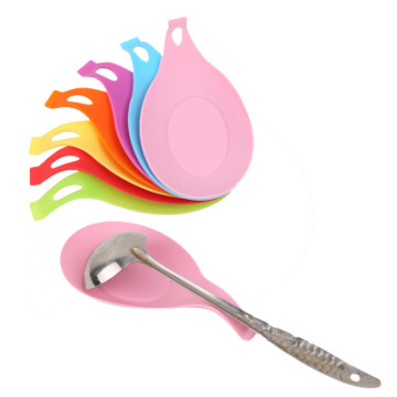 Food-grade silicone flavour dish high-temperature seasoning disc pad spoon pad insulation