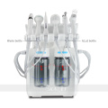 Portable 6 In 1 Water Oxygen Jet Peel Hydra Dermabrasion Ultrasound RF Cold Hammer Spa Facial Machine