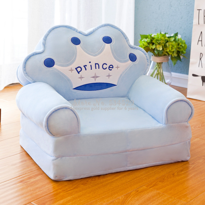 5%Disassembled Washed Kids Sofa Fashion Children Sofa Folding Cartoon Cute Baby Mini Sofa Kindergarten Baby Seat Sofa