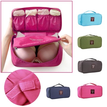 OUTAD Bra Underwear Lingerie Travel Bag for Women Organizer Trip Handbag Luggage Traveling Bag Pouch Case Suitcase Space Saver