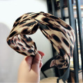 2020 Leopard Hairbands Women Bow Cross Twist Knot Headbands Girls Hair Hoop Headwear Turban Fashion Hair Accessories