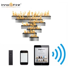 Inno-Fire 36 inch Smart Remote control intelligent silver or black chimenea de etanol