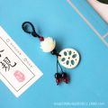 Keychain Womans The Untamed Key Chain Men Mo Dao Zu Shi Pendant Lotus Root Slices Keyring Plastic Key Holder Wei Wuxian Llaveros