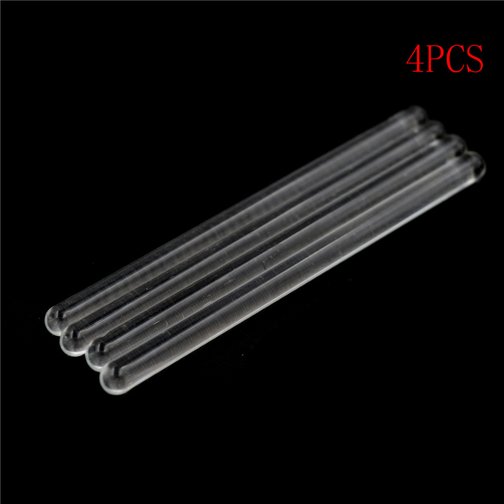 4pcs Glass Stirring Rod for Lab Use Stiring Stirrer Laboratory Transparent School Glass Buret Mixer 6*100mm Wholesale