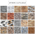 3D Wallpaper DIY Waterproof Wall Stickers Marble Sticker 70cm*77cm 3d wall panels for living room 3D Brick Stone Wall Papers