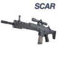 SCAR Plastic Safety Toy Gun for Boy Birthday Gift Electric Outdoors CS Game Gun Toys for Kid Christmas Gift Water Bullet Gun