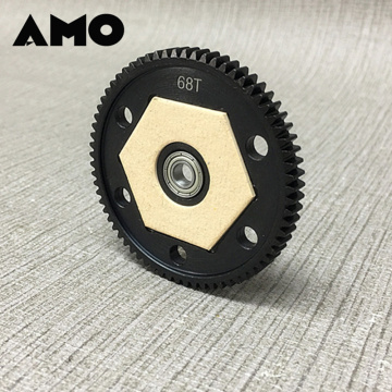 RC Car Parts 90025 90026 90032 Upgrade Refit Accessories Axial Yeti Heavy Duty 32P 68T Harden Steel Spur Gear 68T Gearbox Gears
