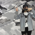 45cmX150cm Reflective Camouflage Butterfly Printed Fabric DIY Coat Jacket Safety Warning Cloth Waterproof Materials