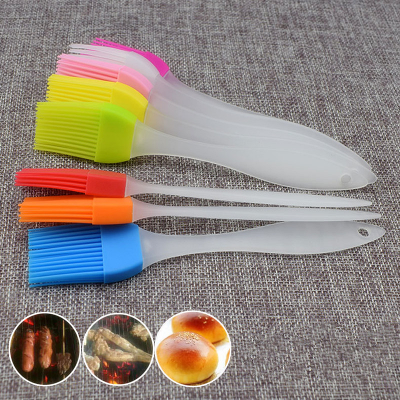 1 PC Newest Silicone Baking Bakeware Bread Cook Brushes Pastry Oil BBQ Basting Brush Tool Kitchen Accessories Gadget Brushes