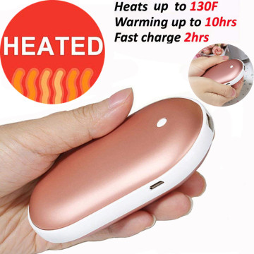 5200mAh USB Warming Hand Rechargeable Hand Warmer Electronic Small Portable Warmer Hand Feet Hot Instant Heating For Winter