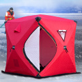 Three Layer Cotton Warm Winter Ice Fishing Tent 3-4 Person Outdoor Camping Tourist Tent for Winter Fishing палатка для рыбалки