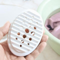 Non-slip Bath Accessories Draining Tool Hollow Soap Dish Draining Soap Holder Kitchen Gadgets Shower Soap Box 1PC Silicone