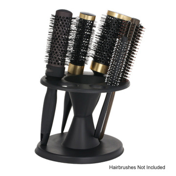 Home Practical Organizer Hairdressing Hair Roller Rack Round Shelf Brushes Holder Display Salon Comb Storage Stand Styling Tool